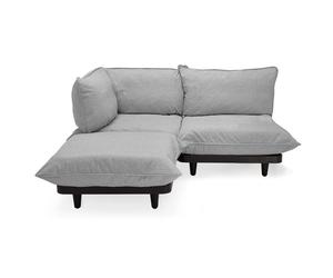 Canapé de jardin modulable Fatboy Paletti 3 places - Gris Roche
