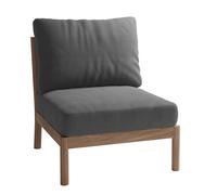 Canapé de jardin module central Skagerak Tradition WxHxD 70x82x78.5cm