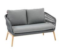 Canapé de jardin Orissa 2 places gris - Hespéride