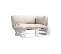 Vidaxl Canapé De Jardin Palette Avec Coussins Sable Pinède