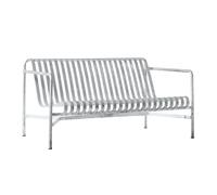 Canapé de jardin Palissade galvanisé WxHxD 139x70x88cm