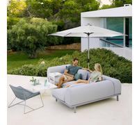 Canapé de jardin Space 1 285x180x69cm powder-coated steel base