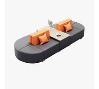 Canapé de jeu modulable double face en cuir résistant aux rayures et imperméable, design ergonomique pour hôtel, hall, bureau, restaurant, salle d'attente