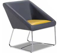 Canapé de luxe une place Canapé rembourré Fauteuil Meuble Salle d'attente Bureau Aménagement