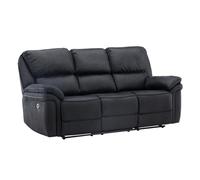 Canapé de Relaxation 3 Places "Saranda" 228cm Noir