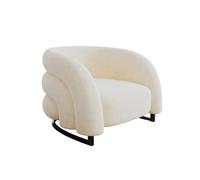 Canapé de salon simple en peau d'agneau pour salon, chambre à coucher, loisirs, style crème