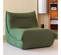 Canapé de sol sans accoudoirs, chaise longue en daim doux pour petits appartements, canapé paresseux confortable pour salon et chambre à coucher