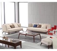 Canapé de style maison de campagne Design Assise Coussin Set complet Garniture 3+2 Tabouret Textile