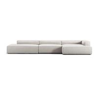 Canapé Decotique Grand 5 Places Ouvert Côté Gauche Moonwhite