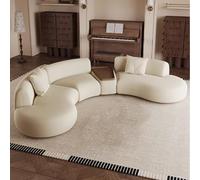 Canapé demi-circulaire en forme d'arc de luxe haut de gamme pour bureau, hôtel, hall d'entrée, réception