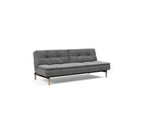 Canapé design DUBLEXO STEM convertible lit 115*210 cm pieds obus tissu Twist Charcoal