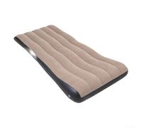 Canapé d'extérieur gonflable léger avec coutures renforcées et finition douce en peluche pour une utilisation toute l'année (gris)