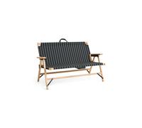 HAY Canapé pliable Outdoor Market Black-beige. 2-places