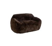 Canapé Droit 2 Places "Cutie" 152cm Marron