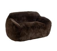 Canapé Droit 2 Places "Cutie" 152cm Marron