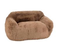 Canapé Droit 2 Places "Cutie" 152cm Taupe