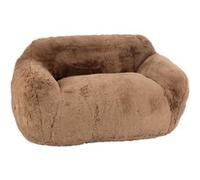 Canapé Droit 2 Places "Cutie" 152cm Taupe Taupe G