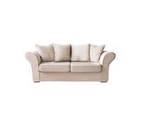 Canapé droit 3 places beige OSCAR