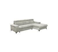 MARCEAU - Canapé Méridienne Droite 3 Places Convertible Tissu Beige - Altobuy Beige
