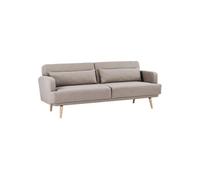 Atmosphera - Canapé Convertible Jack 3 Places Beige
