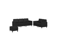 Ensemble de Canapés avec Coussins Sièges Salon 2 pcs Gris Similicuir vidaXL