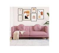 Fauteuil avec Coussin Siège Chaise Canapé Salon Marron Similicuir Daim vidaXL