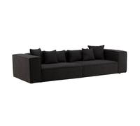 Canapé Droit 4 Places "Gillholmen" 284cm Noir