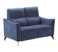 Canape droit ALTOBUY 2 places en polyester bleu 92 x 151 x 102 cm Bleu G