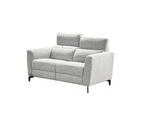 Canape droit ALTOBUY 2 places en polyester gris 91 x 150 x 90 cm