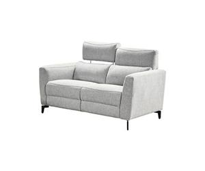 Canape droit ALTOBUY 2 places en polyester gris 91 x 150 x 90 cm