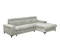 MARCEAU - Canapé Méridienne Droite 3 Places Convertible Tissu Beige - Altobuy Beige