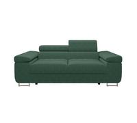 Canape droit BEST MOBILIER 2 places en polyester vert 102 x 198 x 90 cm