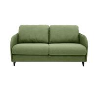 Best mobilier Canapé 3 places Cosmos convertible express couchage 140cm matelas 11cm Vert sauge