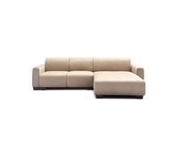 Canape droit convertible menzzo classique 5 places en Velours taupe
