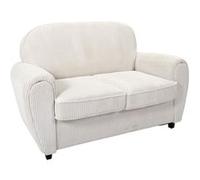 Canape droit en.casa 2 places en polyester beige 82 x 137 x 84 cm beige G