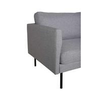 Canapé 2 Places en Tissu "Zoom" 180cm Gris
