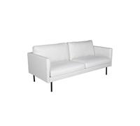 Canape droit [en.casa] 2 places en tissu blanc 180 x 180 x 78 cm