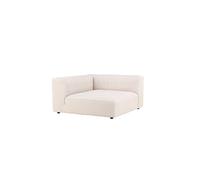 Canape droit en.casa 3 places en lin beige 135 x 135 x 70 cm