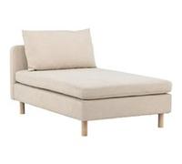 Canape droit en.casa 3 places en polyester beige 94 x 152 x 83 cm Beige G