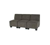 Modular Canapé 3 places Lyon, tissu/textile marron, sans accoudoirs