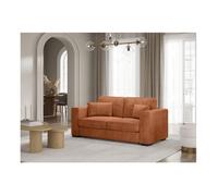 Canapé Droit Fixe 2 Places BELAMI en Velours côtelé