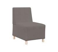 vidaXL Sofa Chiar 2 pcs Gris clair 55 x 74 x 82 cm