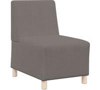 Canape droit fixe haba trading b.v. ALLURE 2 places en velours cotele grisclair gris