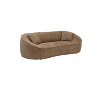 Canapé Droit Ostuni 3 places Polyester 232cm Marron