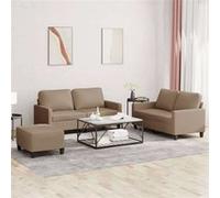 Canape droit vidaxl 2 places en simili-cuir marron 77 x 138 x 41 cm marron G