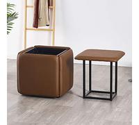 Canapé empilable 5 en 1 Tabouret combiné avec roulettes Repose-pieds Creative Ottoman Cube