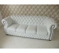 Canapé En Cuir Chesterfield 4 Places Angleterre Canapé Cuir Garniture Nouveau Design