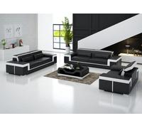 Canapé en cuir Ensemble de canapés 32 places Garniture Canapé Designer Groupe