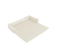 Canapé en peluche - Lit pour animaux de compagnie - Pour chats et chiens en hiver - Amovible et lavable - Tapis pour animaux de compagnie - En verre (taille C, taille unique)