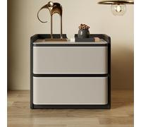 Canapé en pierre d'ardoise en forme de C avec cadre en métal, design compact pour un salon confortable et un espace de chambre à coucher